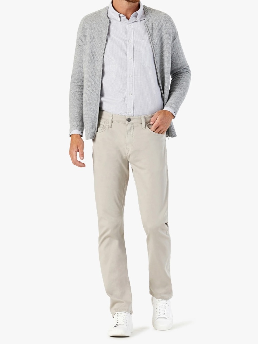 34 Heritage Courage Straight Leg Pants Mid Rise | Dawn Twill, 36X 32